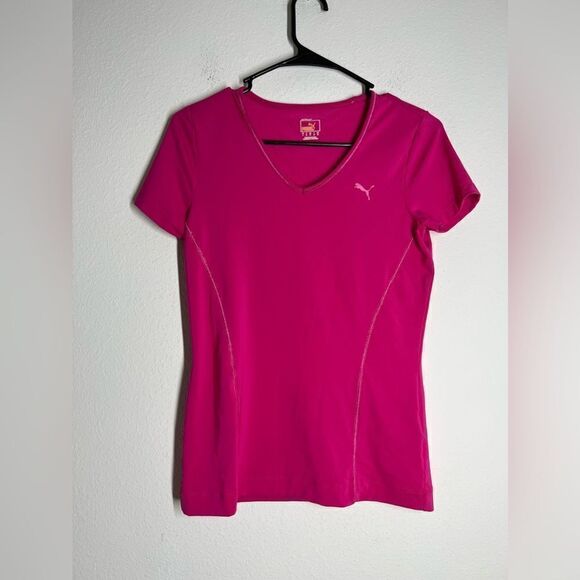 Women's PUMA DRY CELL Pink Shirt size  S - Picture 1 of 9